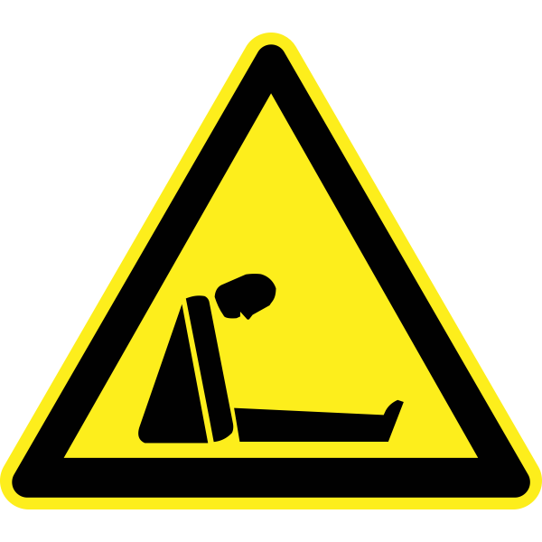 SVG Signs hazard warning sign vector image