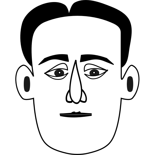 SVG Silent man