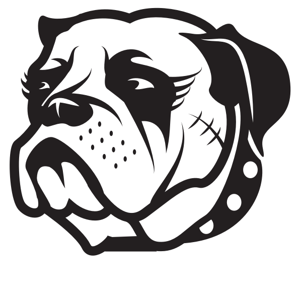 SVG Silhouette of dog039s head