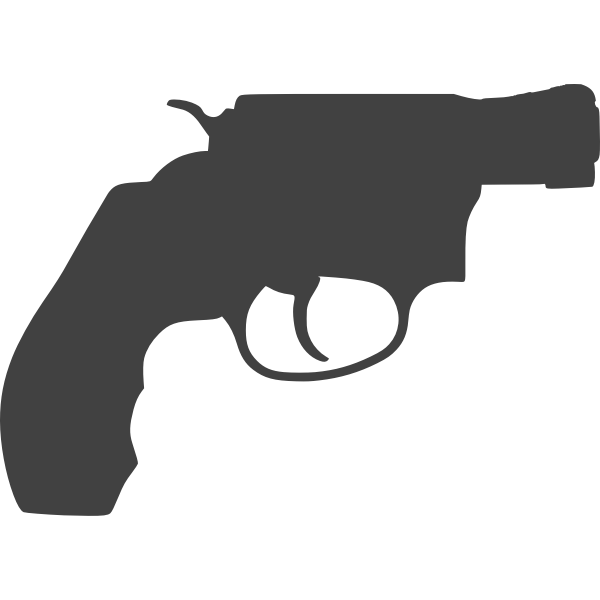 SVG Silhouette of gun