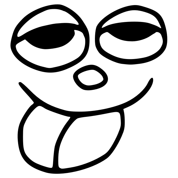 SVG Silly face