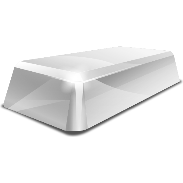 SVG Silver bar vector image