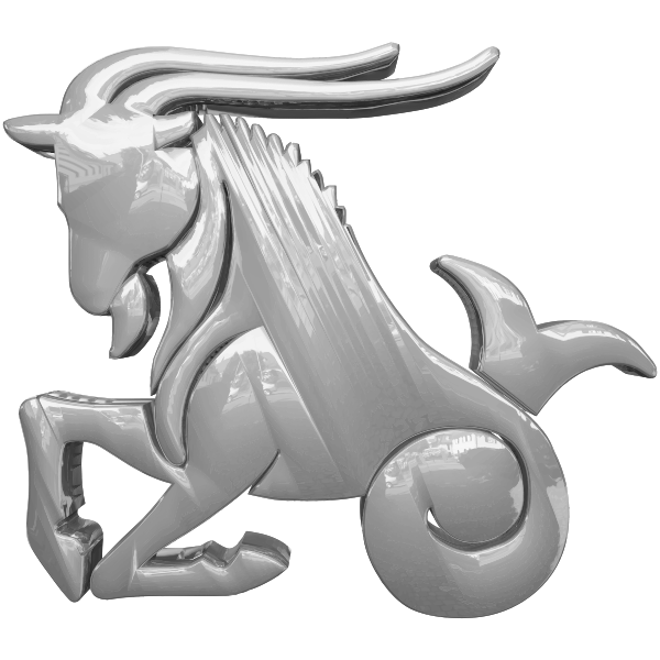 SVG Silver Capricorn