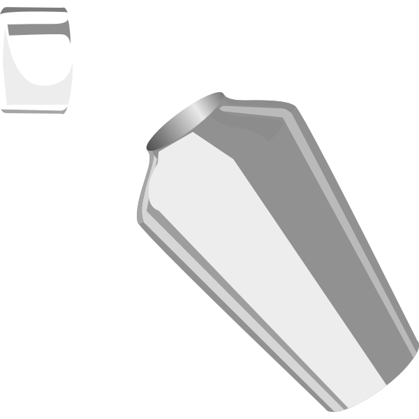 SVG Silver cocktail shaker