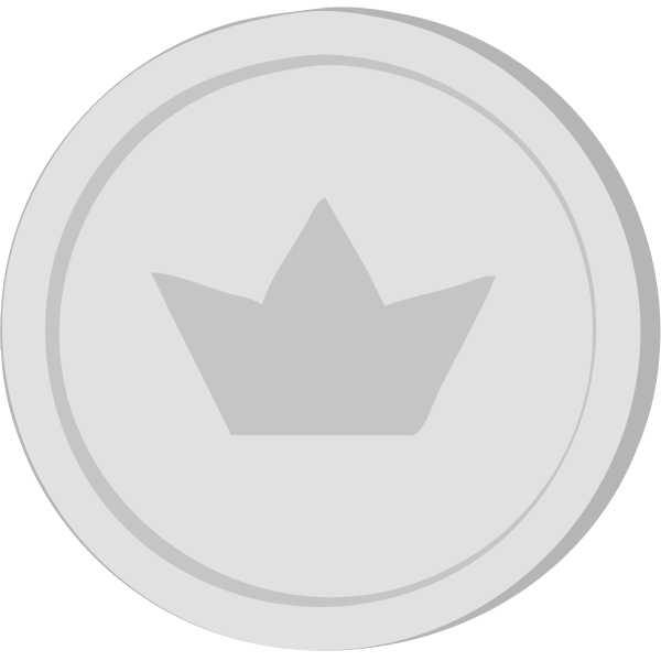 SVG Silver coin