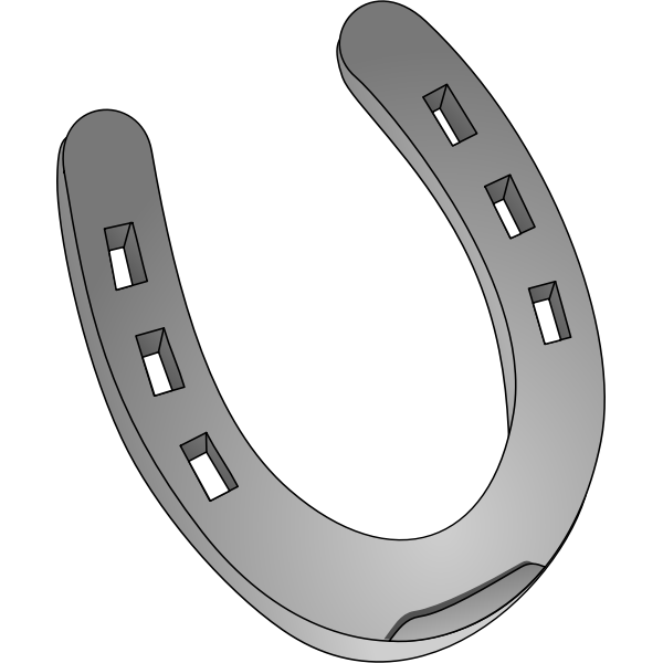 SVG Silver horseshoe