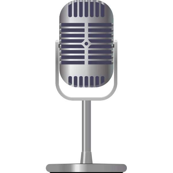 SVG Silver mic