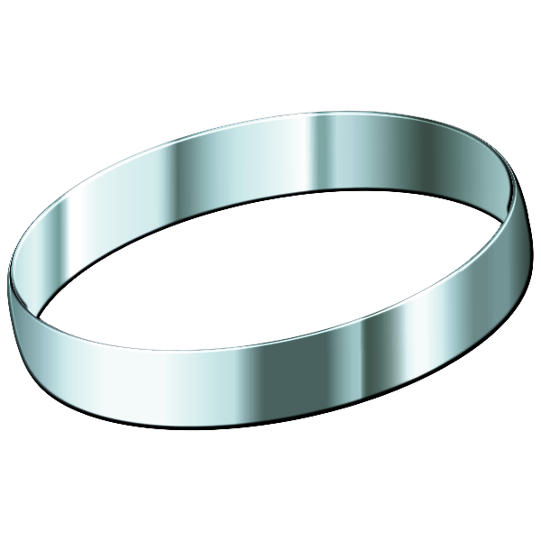 SVG Silver ring vector image