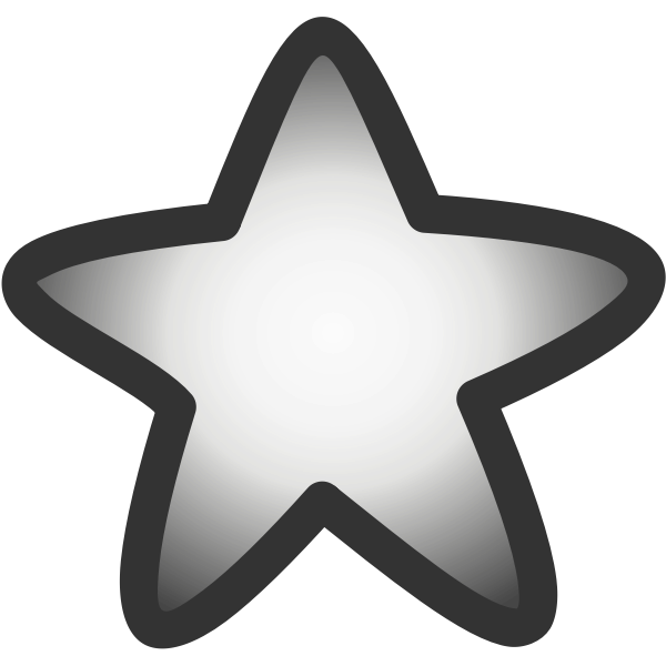 SVG Silver star