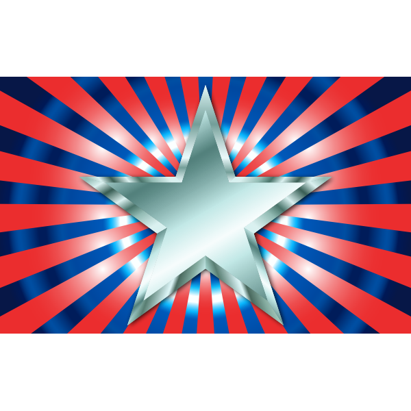 SVG Silver Starburst