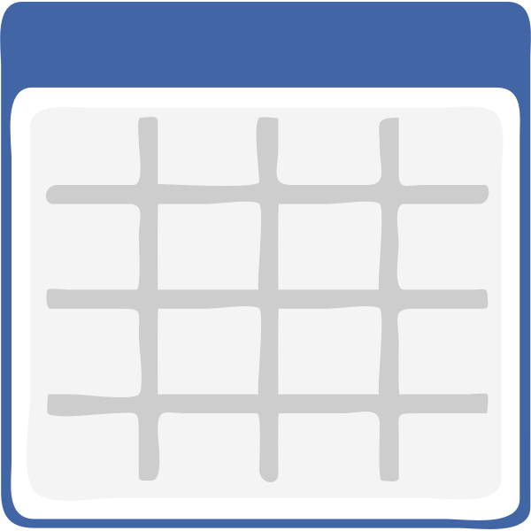 SVG Simpe spreadsheet icon