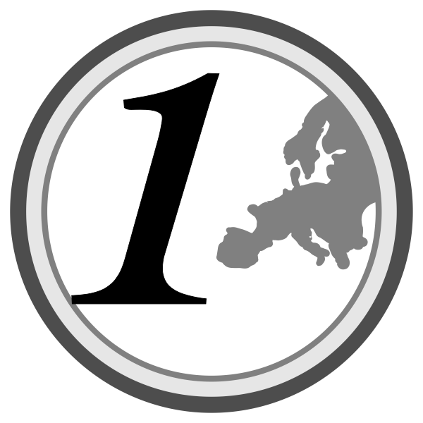 SVG simple 1 euro