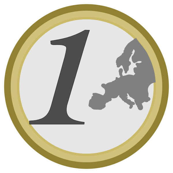 SVG simple 1 euro