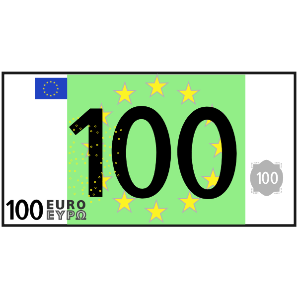 SVG simple 100 euro