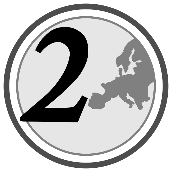SVG simple 2 euro