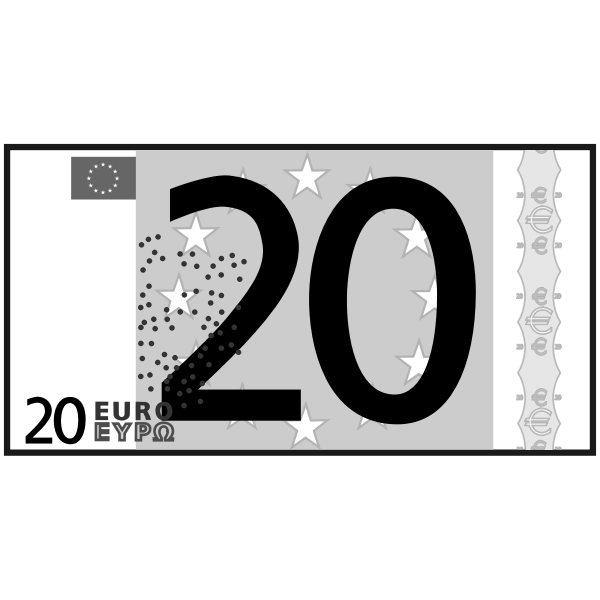 SVG simple 20 euro