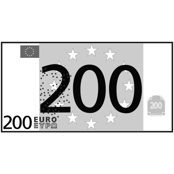SVG simple 200 euro