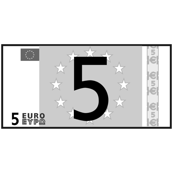 SVG simple 5 euro