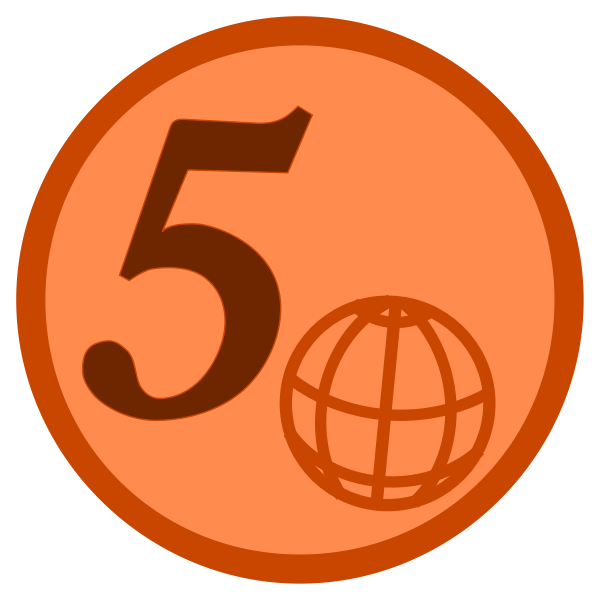SVG simple 5 euro cent