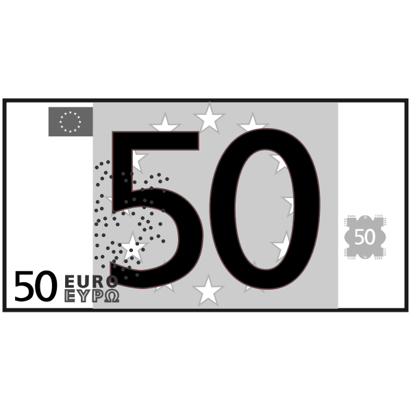 SVG simple 50 euro