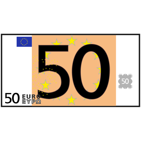 SVG simple 50 euro