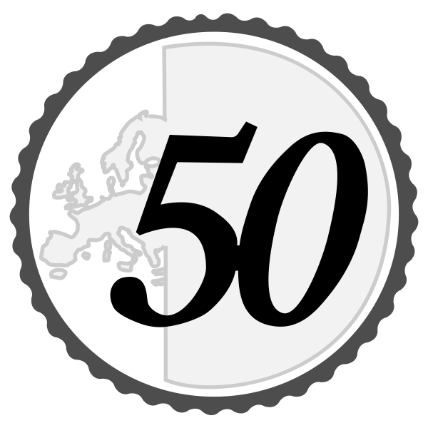 SVG simple 50 euro cent