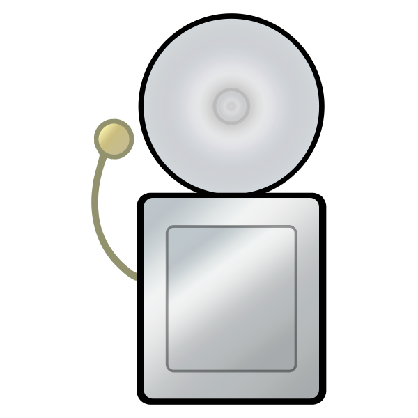 SVG Simple Alarm colorized