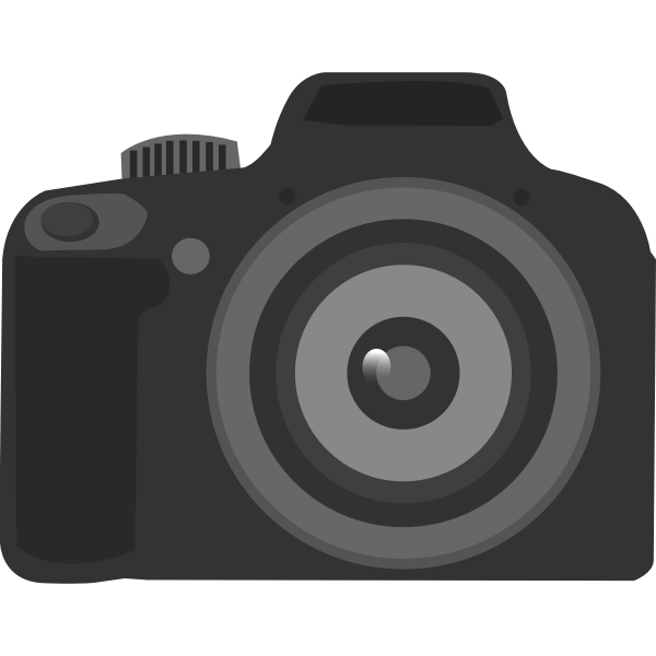 SVG Simple amateur camera icon vector illustration