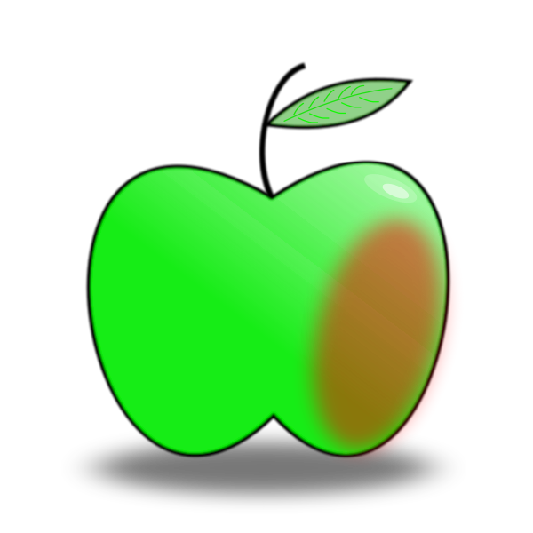 SVG Simple apple