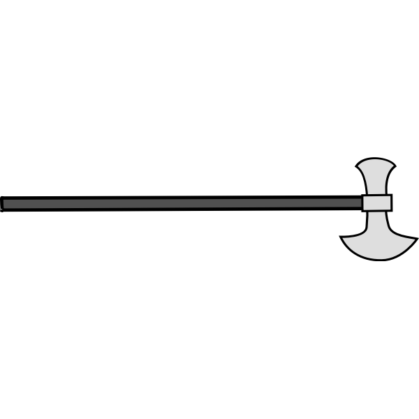 SVG Simple battle axe