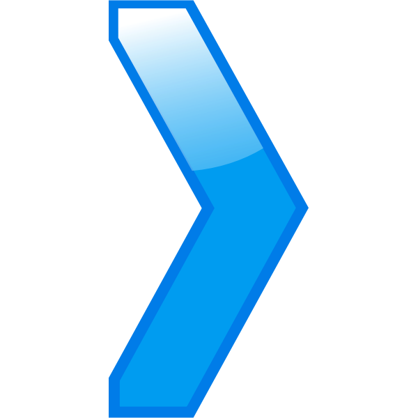 SVG Simple blue arrow