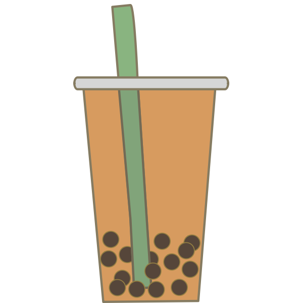 SVG Simple bubble tea