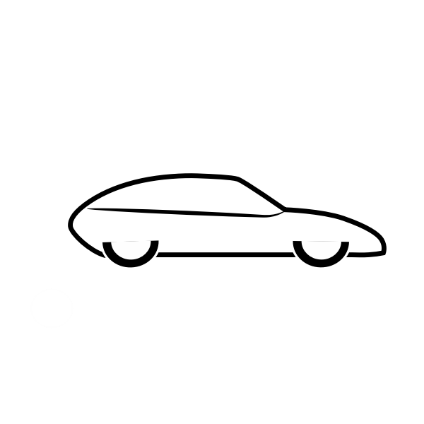 SVG Simple car sketch