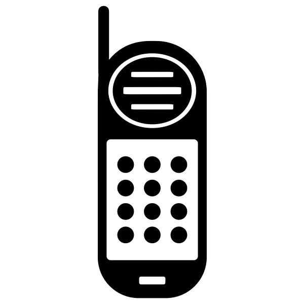 SVG Simple cellphone