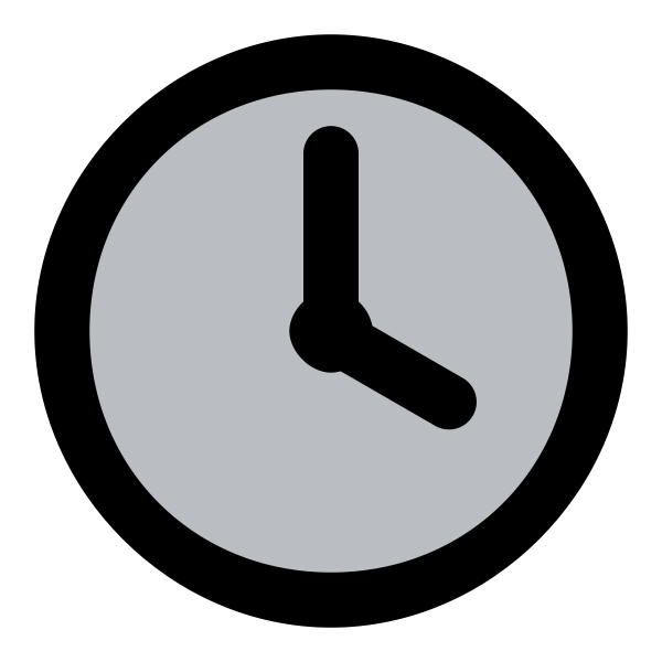 SVG Simple clock