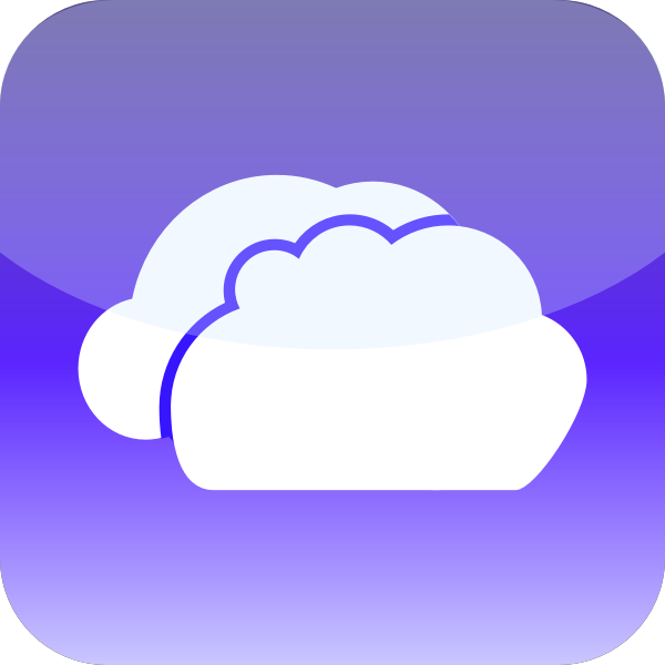 SVG Simple Cloud Icon 2