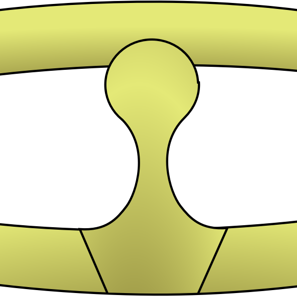 SVG simple crown with one 02r