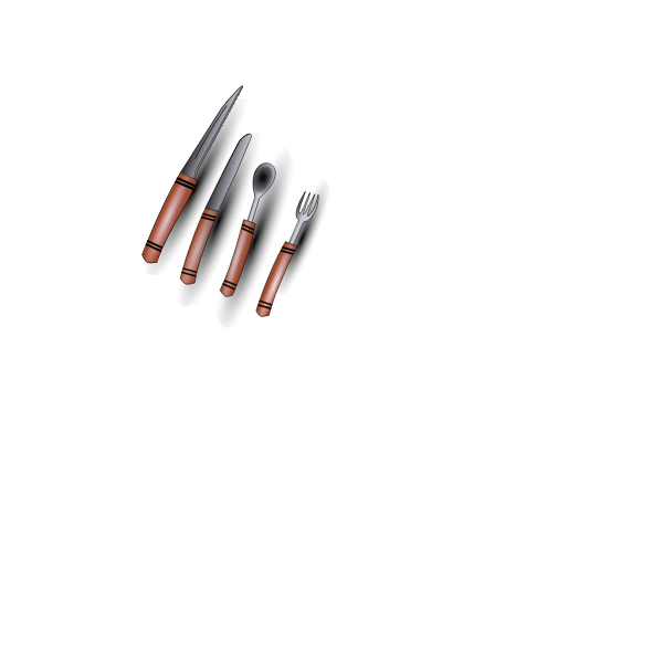 SVG Simple CutlerySilverware