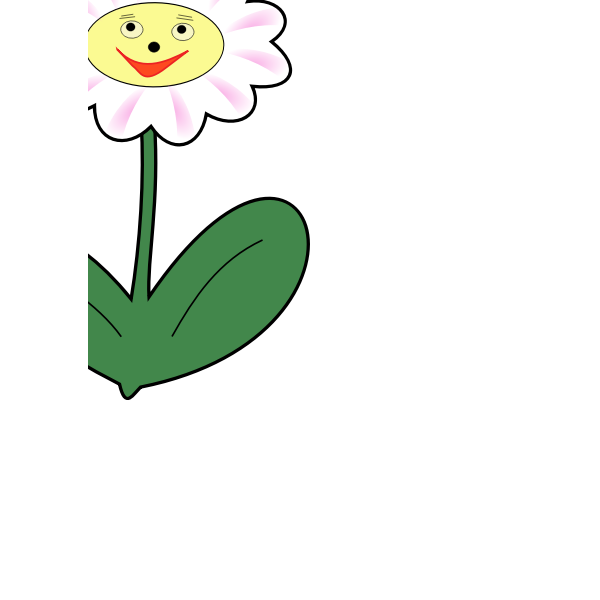 SVG Simple daisy vector image