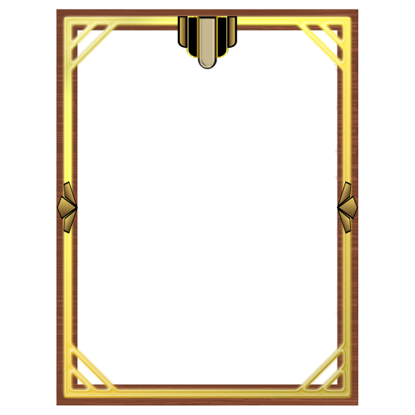 SVG Simple decorative frame