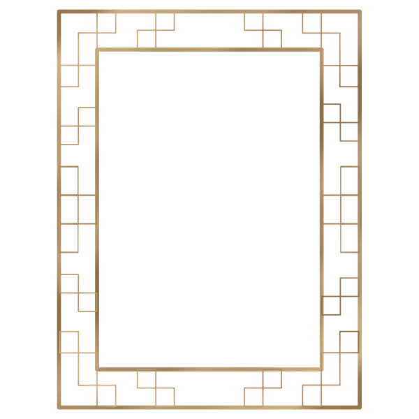 SVG Simple decorative frame 3
