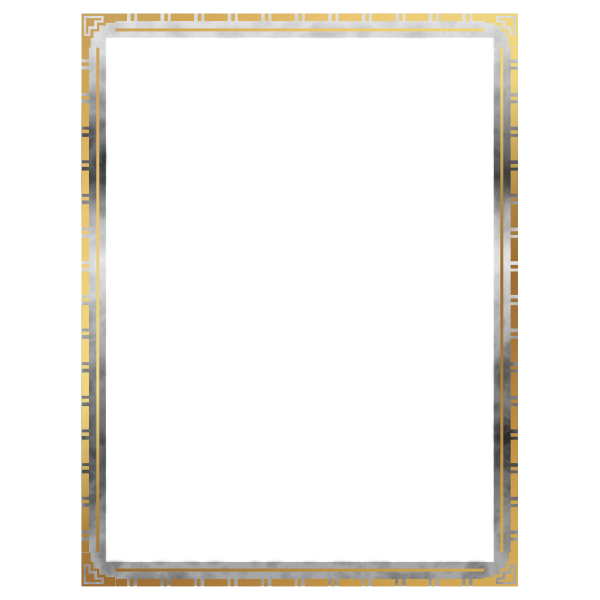 SVG Simple decorative frame clip art