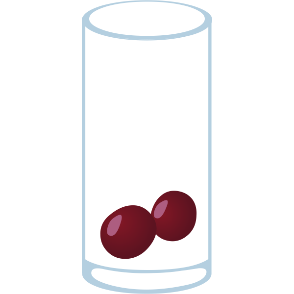 SVG Simple drawing of aperitif glassware