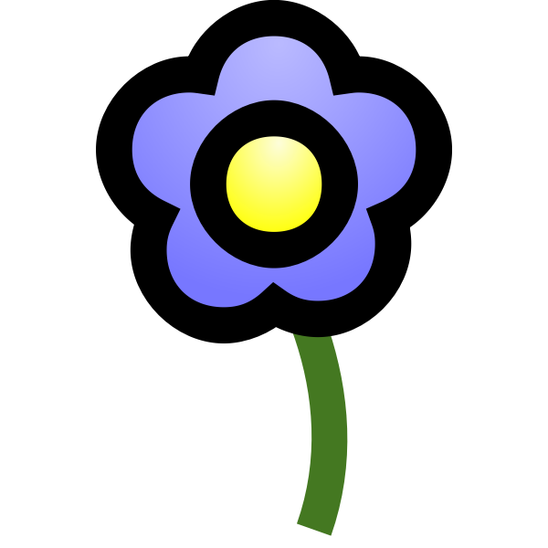 SVG Simple flower