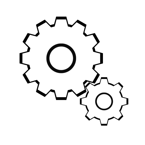 SVG Simple gears