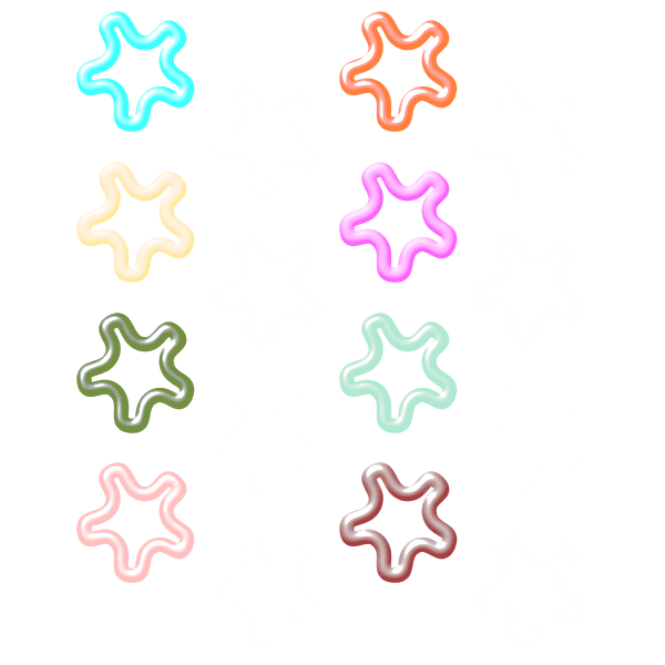 SVG Simple Gels for Outlines