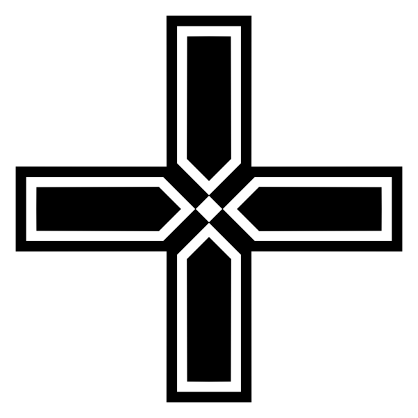 SVG Simple Geometric Cross