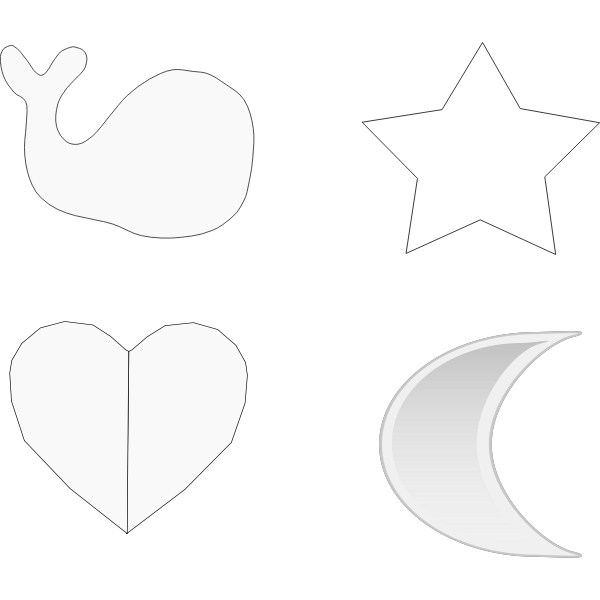 SVG Simple geometric shapes