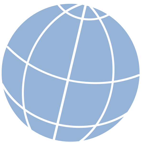 SVG Simple globe icon vector clip art