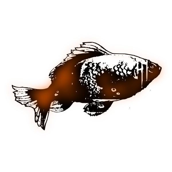 SVG Simple goldfish